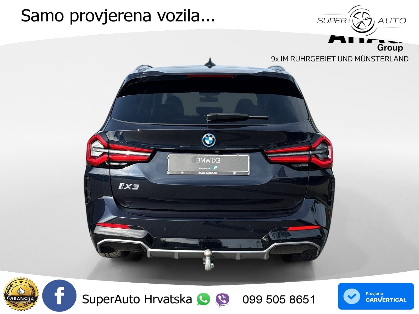 BMW iX3 80 kWh (286 KS) LED+GR SJED+ACC