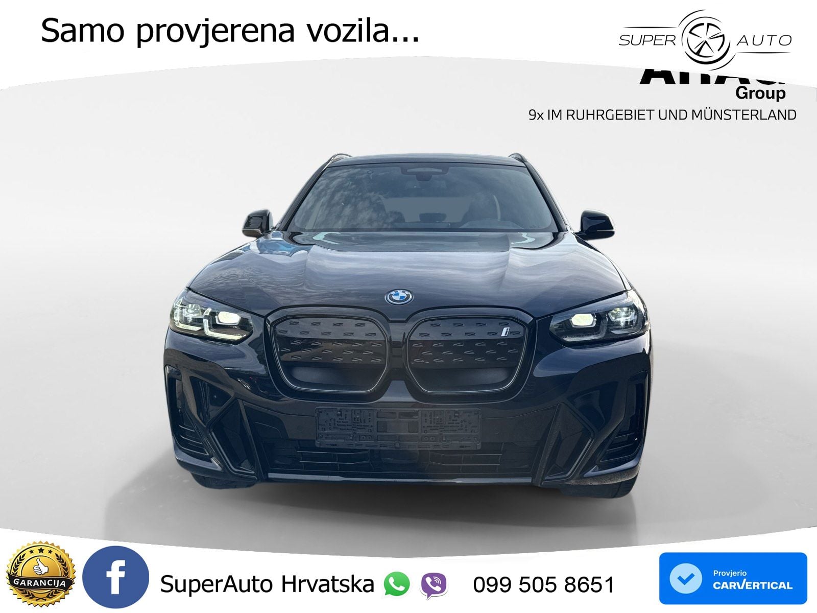 BMW iX3 80 kWh (286 KS) LED+GR SJED+ACC