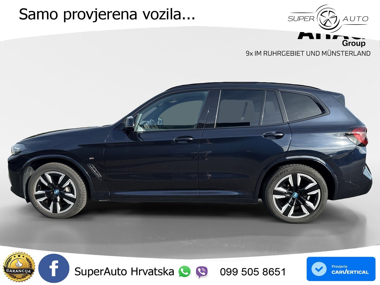 BMW iX3 80 kWh (286 KS) LED+GR SJED+ACC