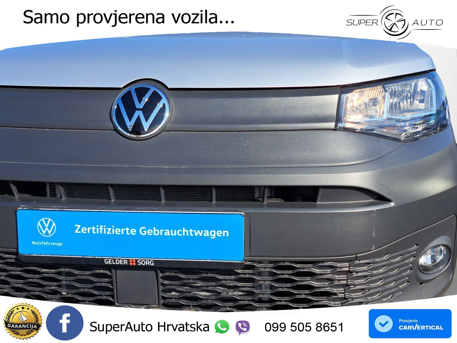 Volkswagen Caddy Cargo 2.0 TDI Sitzh*Klima*AHK*DAB+ 102 KS