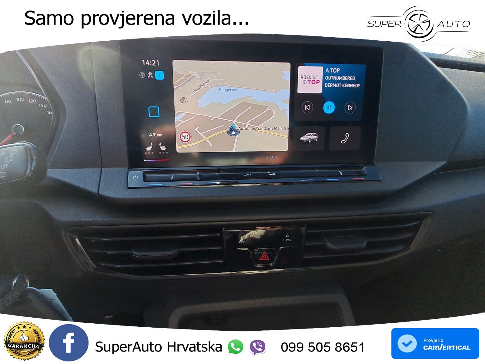 Volkswagen Caddy Cargo 2.0 TDI Sitzh*Klima*AHK*DAB+ 102 KS