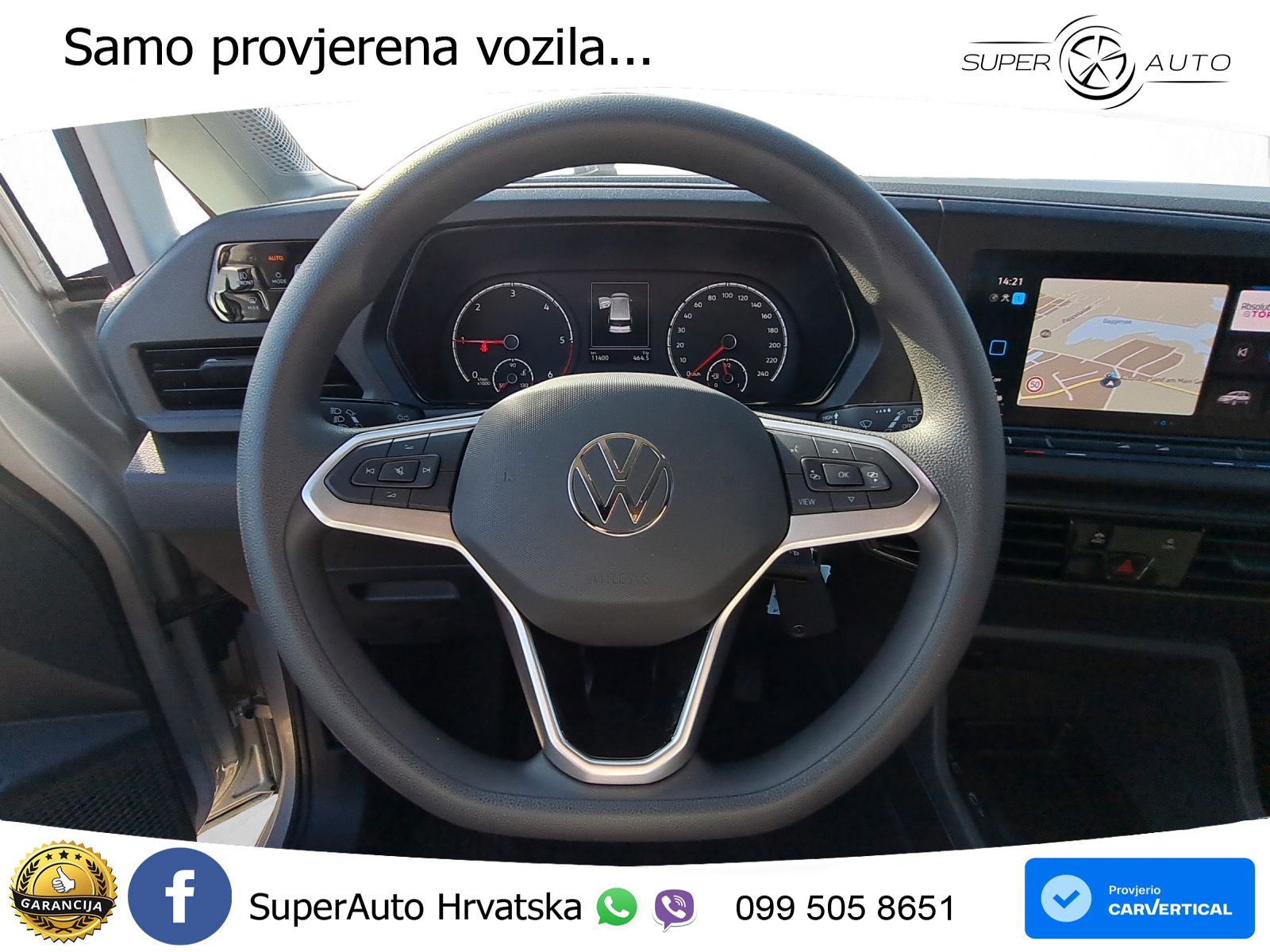 Volkswagen Caddy Cargo 2.0 TDI Sitzh*Klima*AHK*DAB+ 102 KS