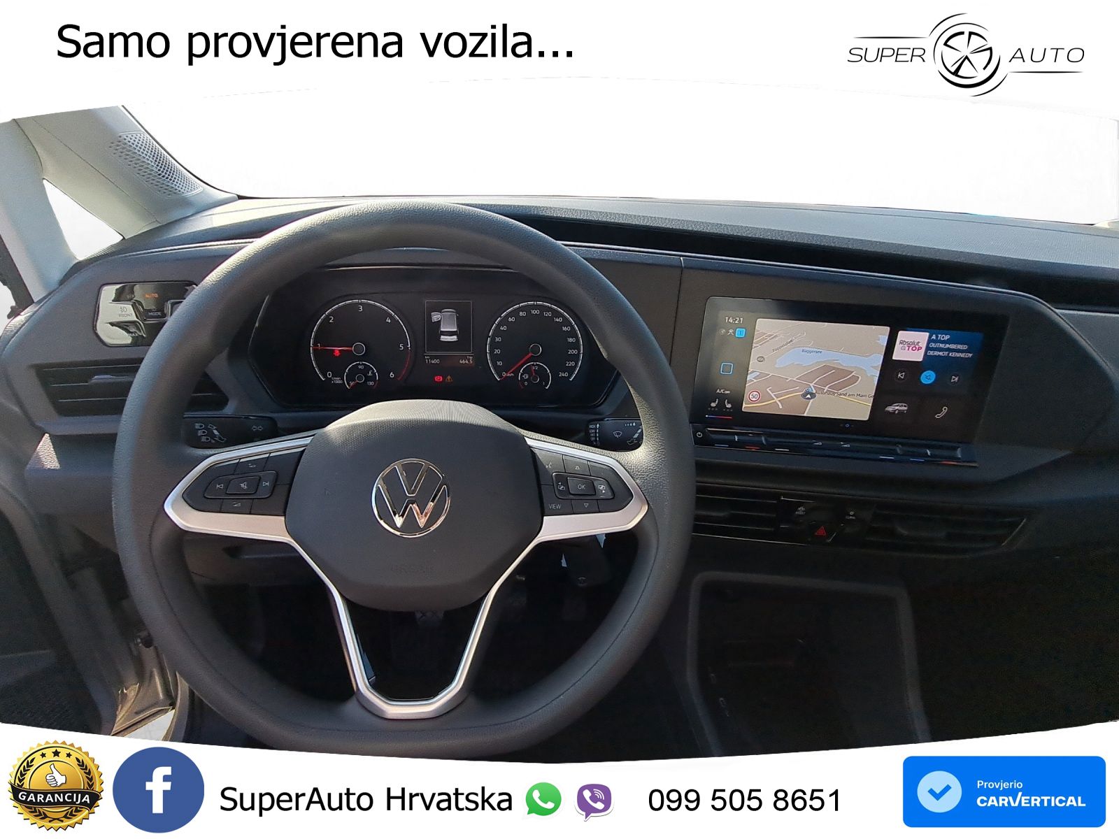 Volkswagen Caddy Cargo 2.0 TDI Sitzh*Klima*AHK*DAB+ 102 KS