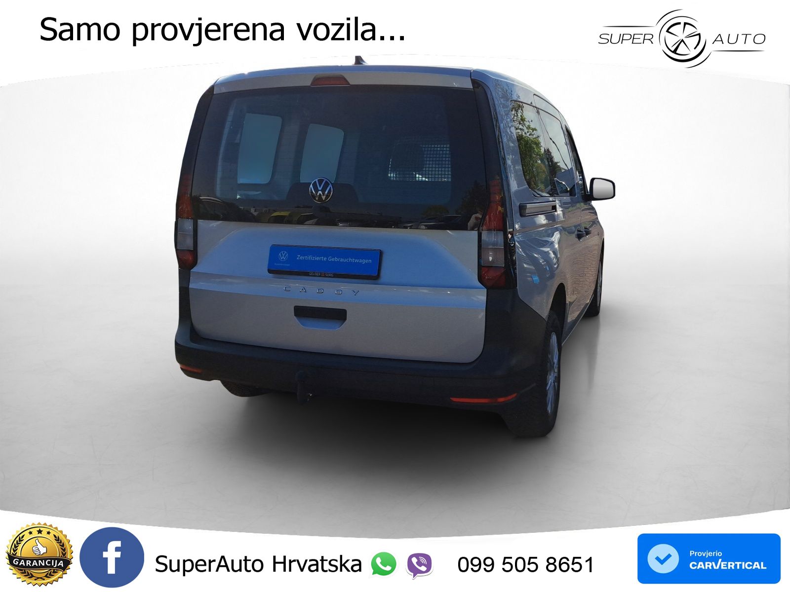 Volkswagen Caddy Cargo 2.0 TDI Sitzh*Klima*AHK*DAB+ 102 KS
