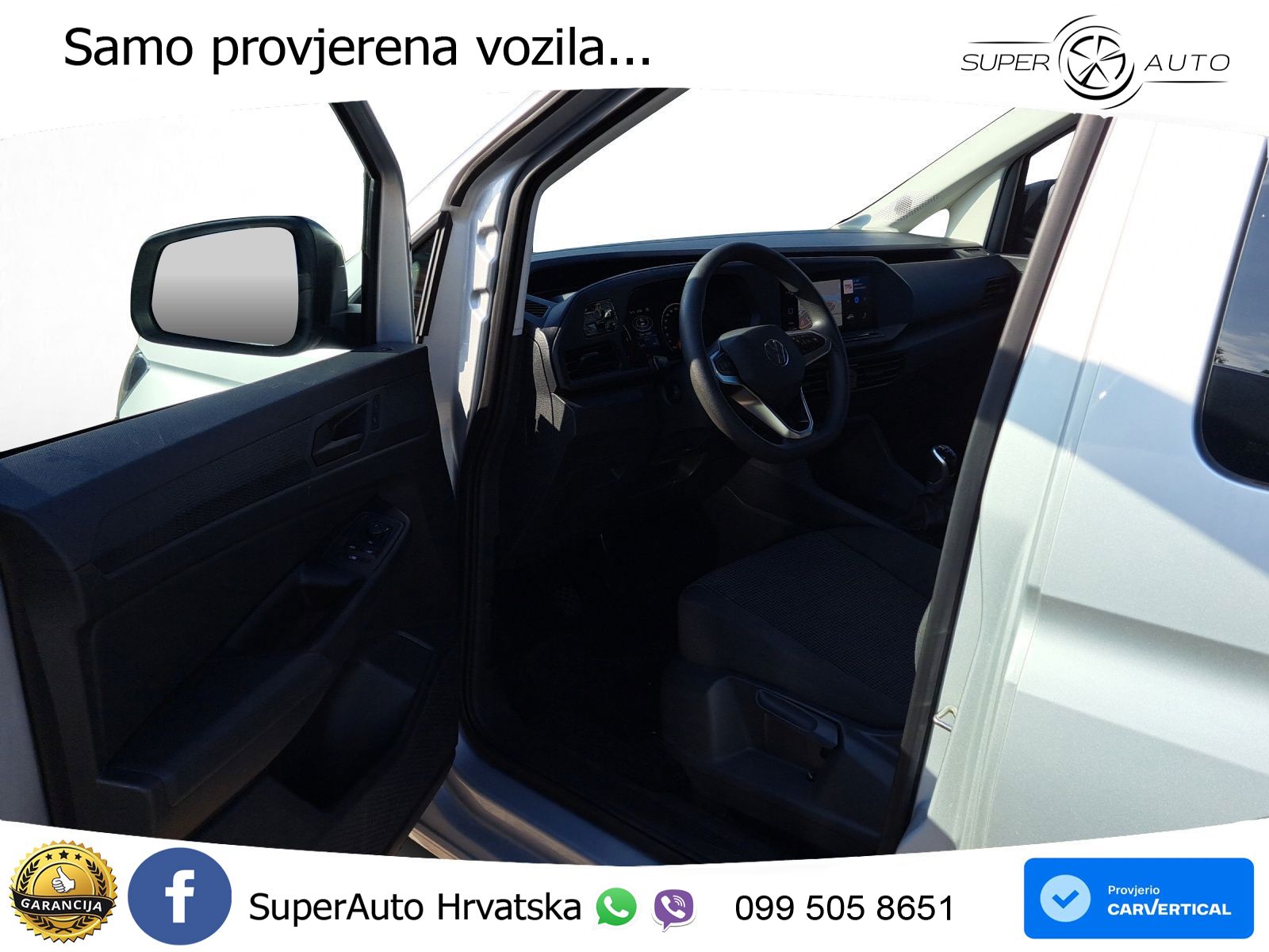 Volkswagen Caddy Cargo 2.0 TDI Sitzh*Klima*AHK*DAB+ 102 KS