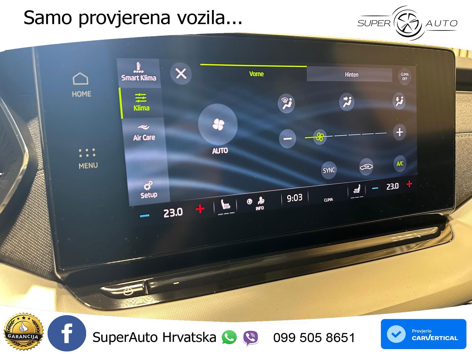 Škoda Octavia Combi 2.0 TSI (190 KS) 4x4 DSG LED+GR SJED+ACC