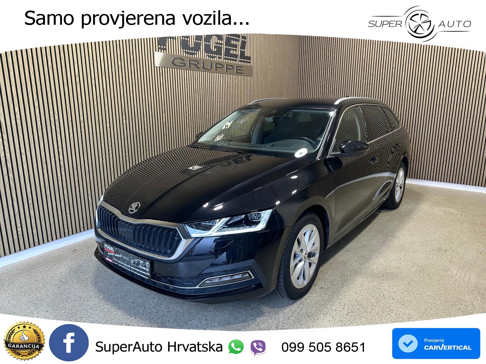 Škoda Octavia Combi 2.0 TSI (190 KS) 4x4 DSG LED+GR SJED+ACC
