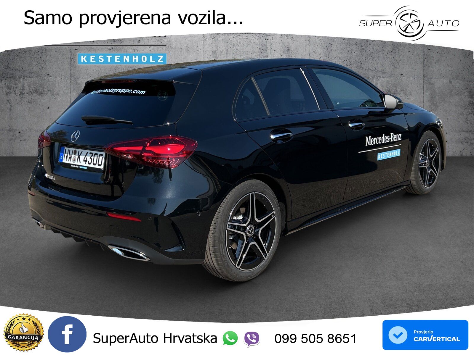 Mercedes-Benz A 200d 8G-DCT AMG ACC+GR SJED+360+PANO