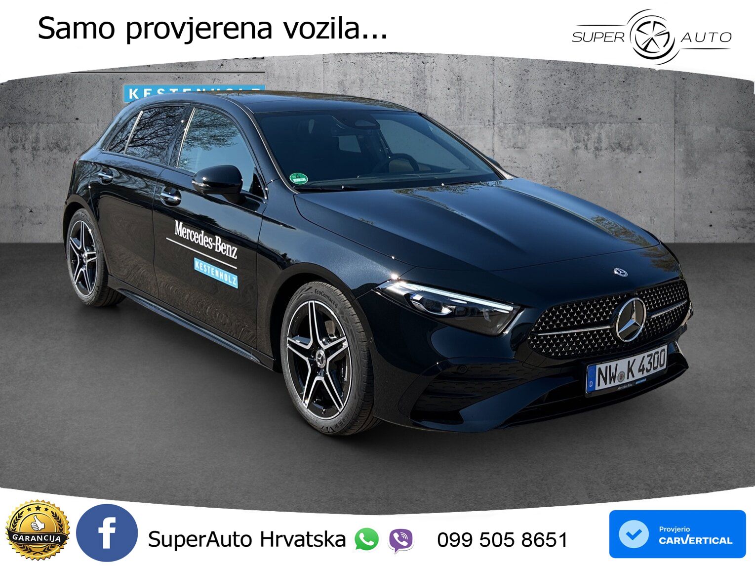 Mercedes-Benz A 200d 8G-DCT AMG ACC+GR SJED+360+PANO