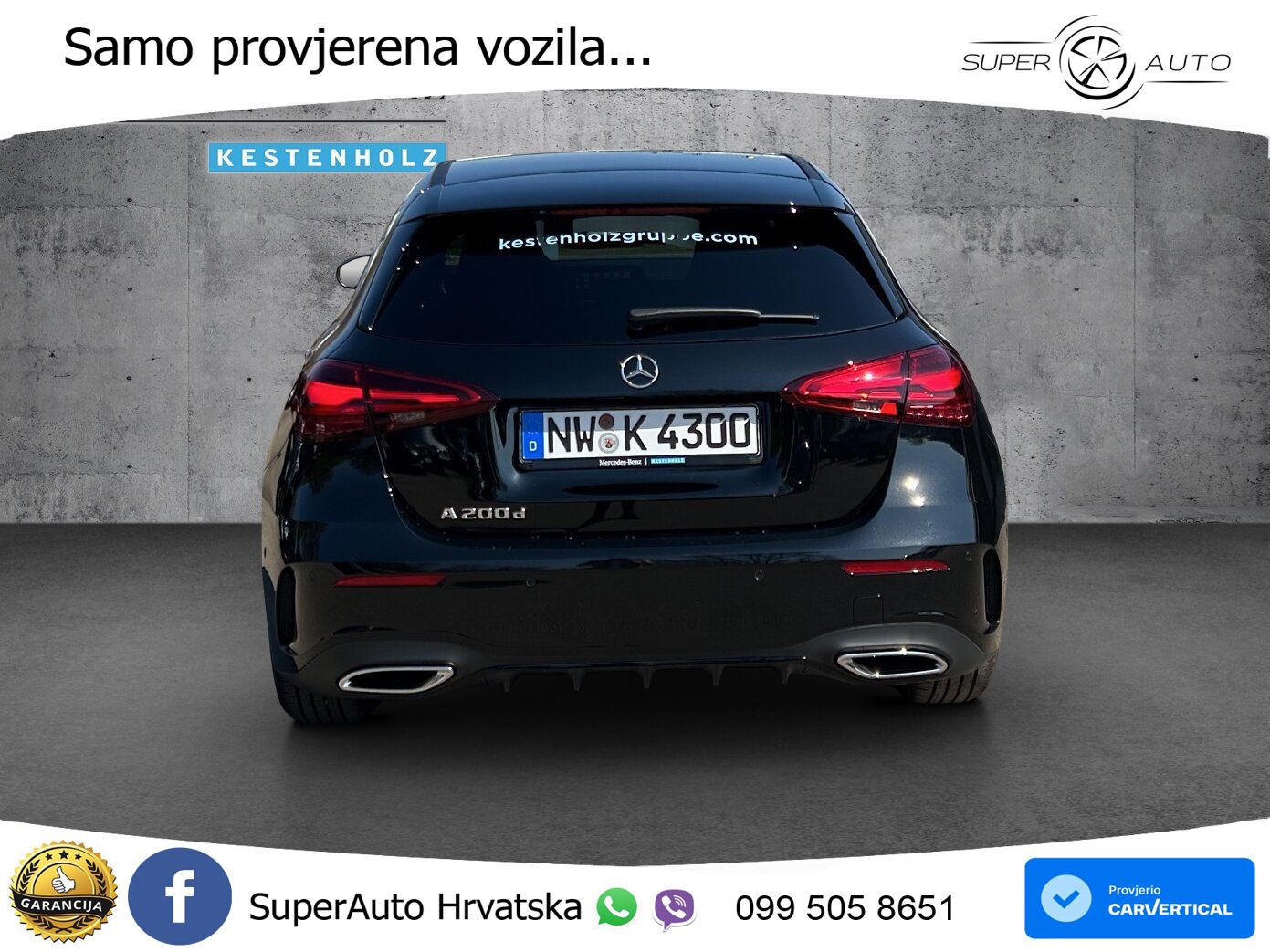 Mercedes-Benz A 200d 8G-DCT AMG ACC+GR SJED+360+PANO
