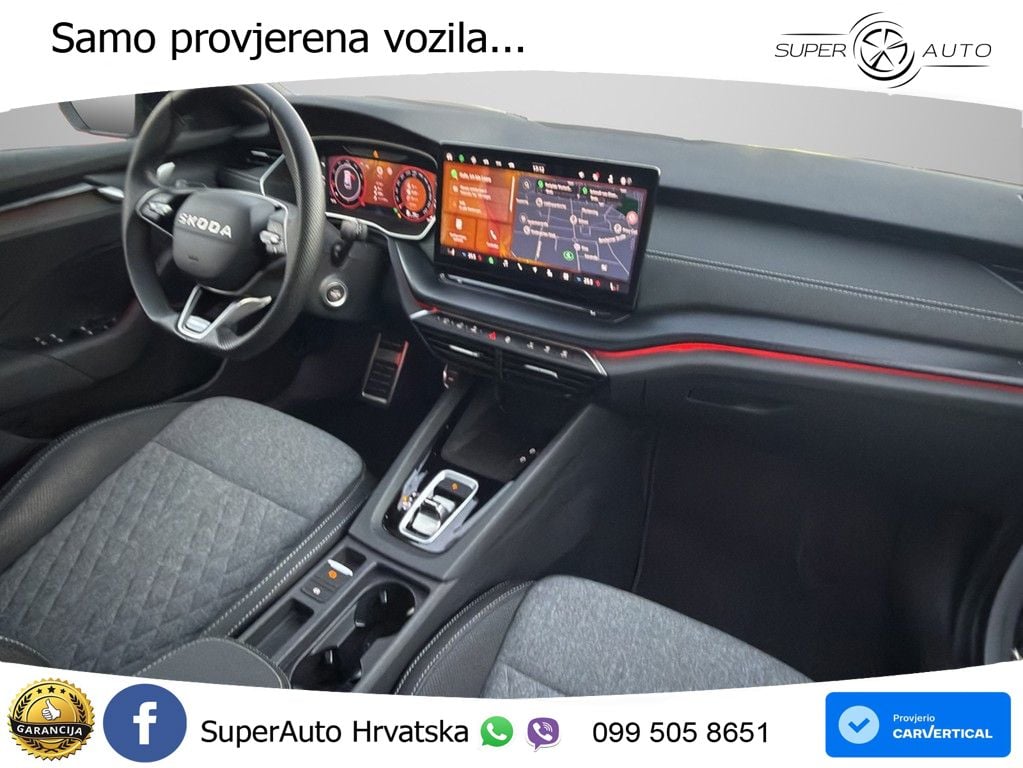 Škoda Octavia Combi 2.0 TSI (204 KS) 4x4 DSG SportLine LED+GR SJED+ACC