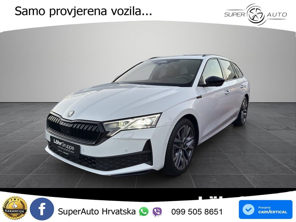 Škoda Octavia Combi 2.0 TSI (204 KS) 4x4 DSG SportLine LED+GR SJED+ACC