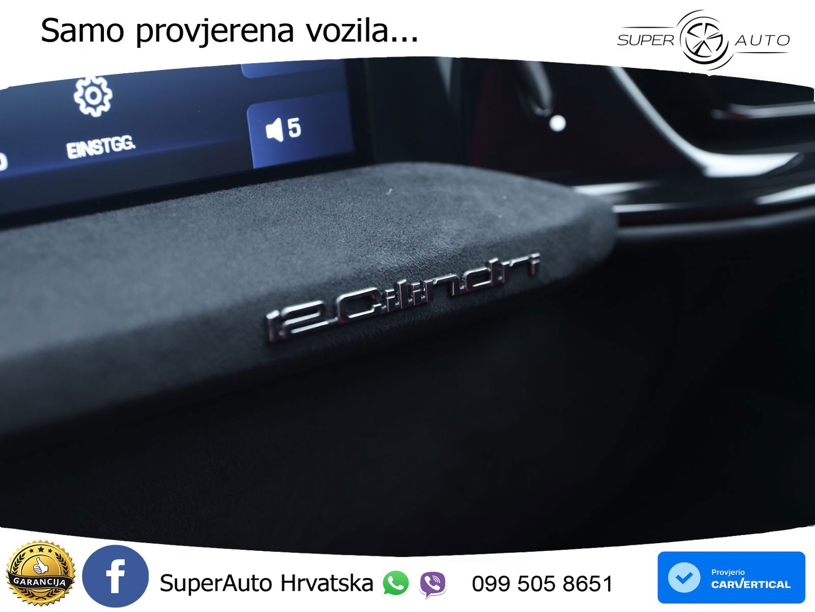 Ferrari 12Cilindri Spider 6.5 V12 (830 KS) F1 DCT LED+GR SJED+ACC
