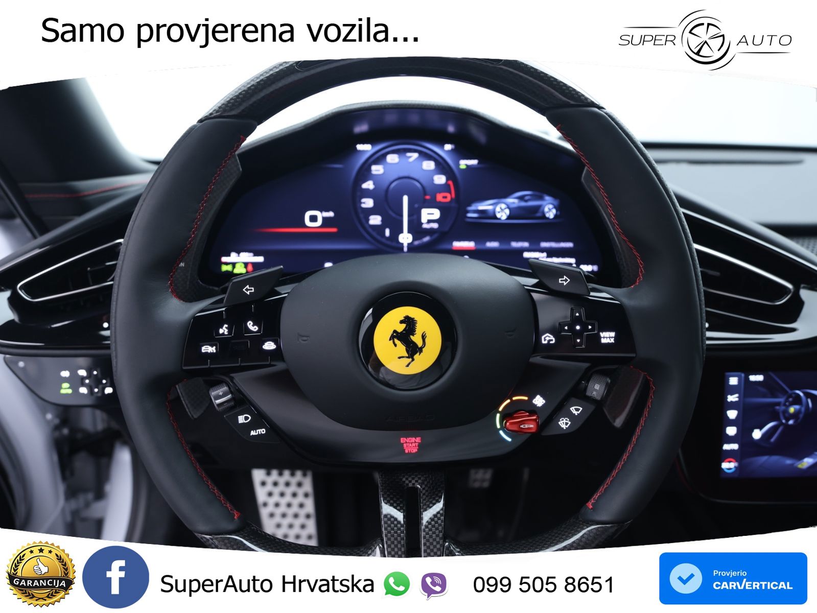 Ferrari 12Cilindri Spider 6.5 V12 (830 KS) F1 DCT LED+GR SJED+ACC