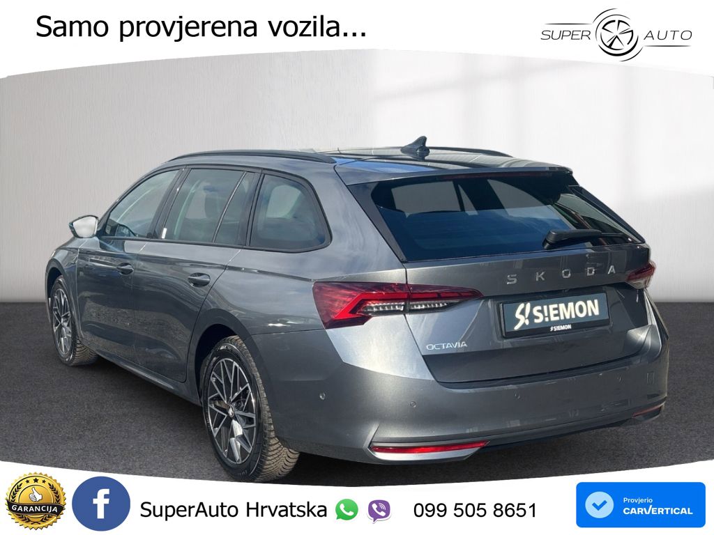 Škoda Octavia Combi 2.0 TDI (150 KS) DSG LED+GR SJED+ACC