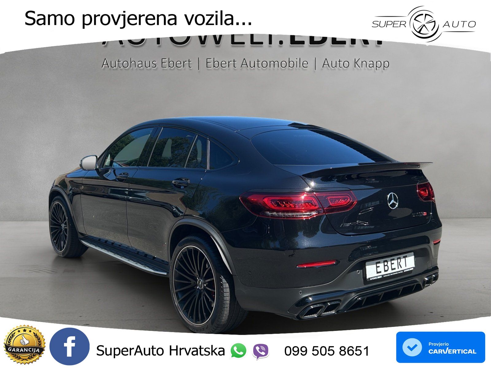Mercedes GLC Coupe AMG 63 S V8 (510 KS) 4MATIC+ MCT ZRAČNI+ACC+GR SJED+360