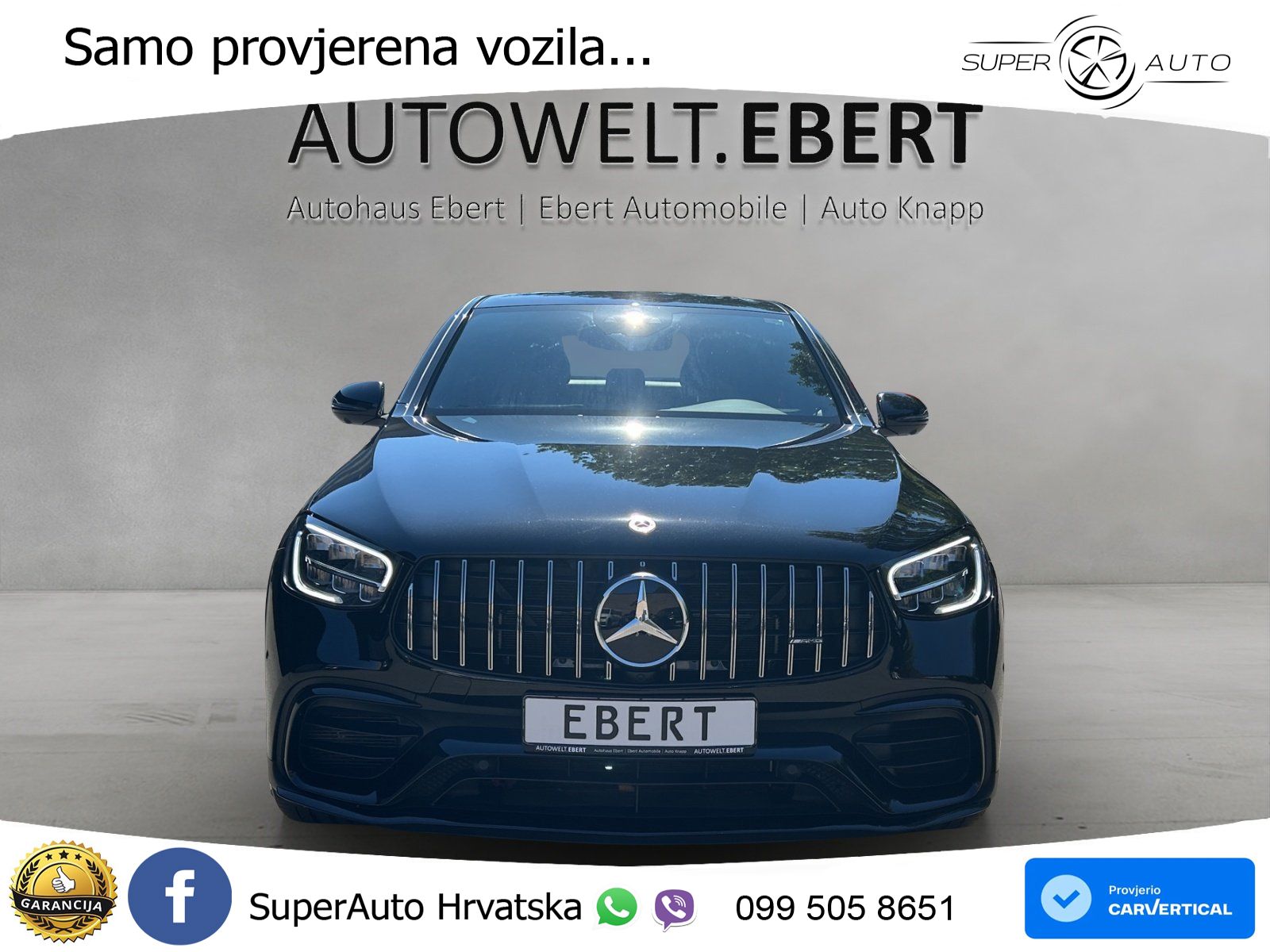 Mercedes GLC Coupe AMG 63 S V8 (510 KS) 4MATIC+ MCT ZRAČNI+ACC+GR SJED+360