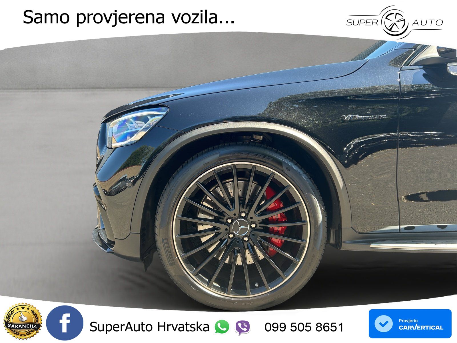 Mercedes GLC Coupe AMG 63 S V8 (510 KS) 4MATIC+ MCT ZRAČNI+ACC+GR SJED+360