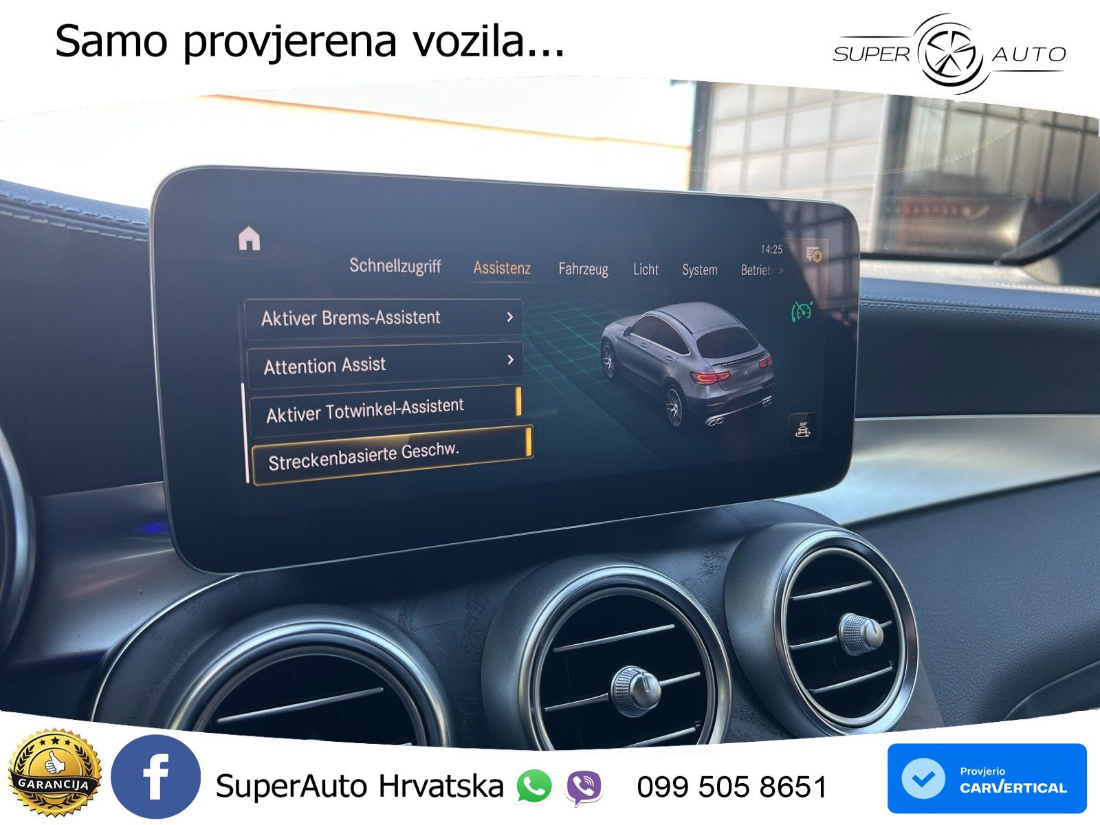 Mercedes GLC Coupe AMG 63 S V8 (510 KS) 4MATIC+ MCT ZRAČNI+ACC+GR SJED+360