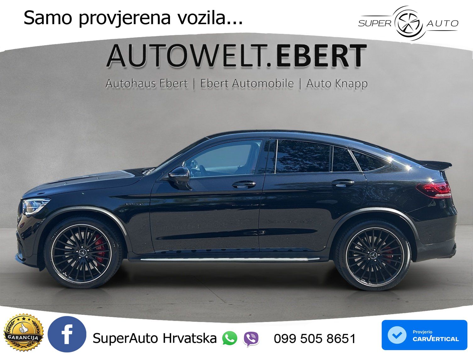 Mercedes GLC Coupe AMG 63 S V8 (510 KS) 4MATIC+ MCT ZRAČNI+ACC+GR SJED+360