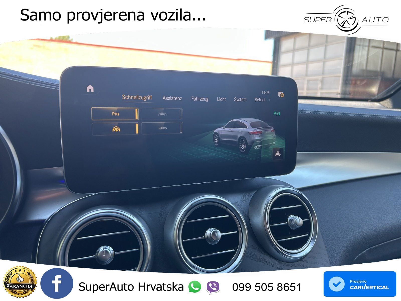 Mercedes GLC Coupe AMG 63 S V8 (510 KS) 4MATIC+ MCT ZRAČNI+ACC+GR SJED+360