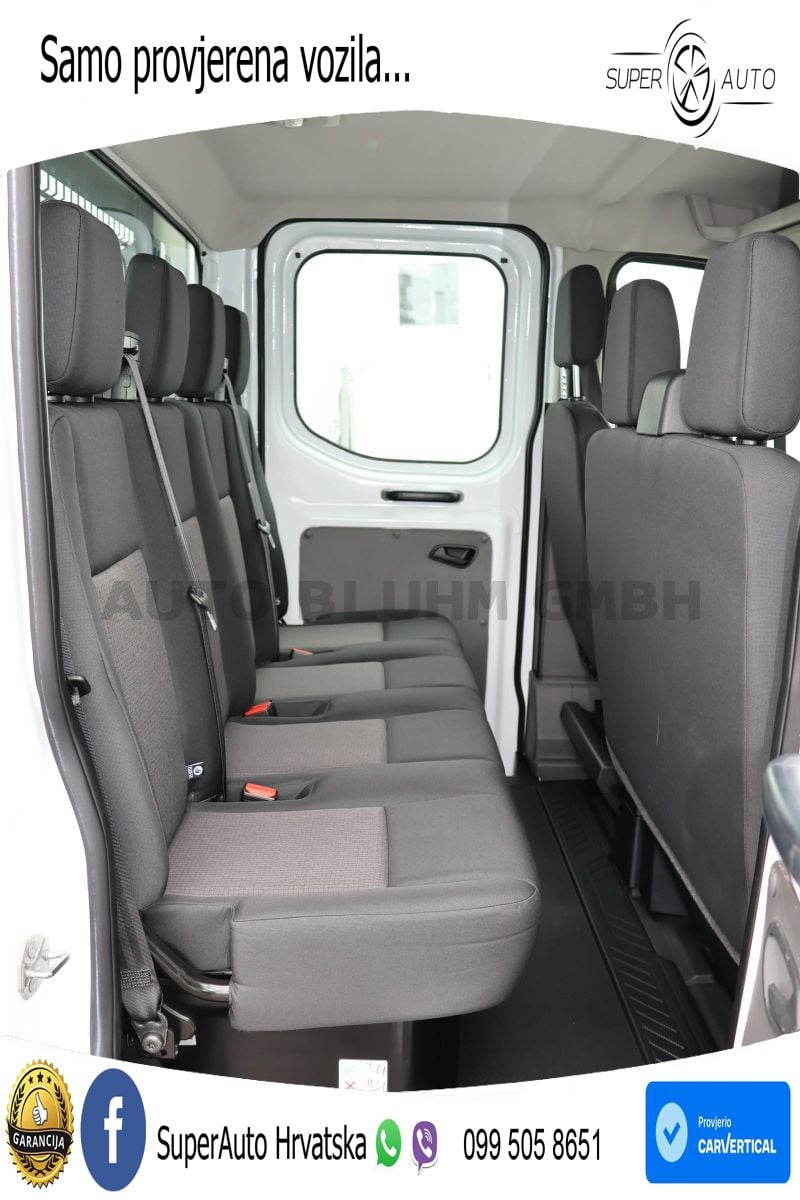 Ford Transit 350-EB Doka L2 + Klima AHK 2,24T 7-Sitze 131 KS
