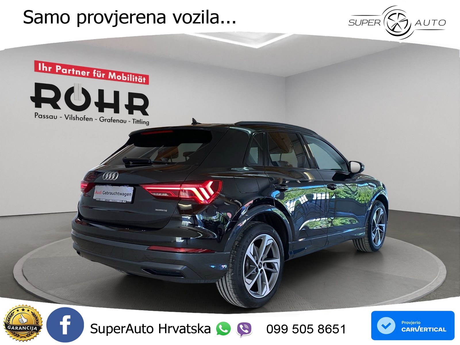 Audi Q3 40 TFSI (190 KS) quattro S tronic advanced LED+GR SJED+ACC