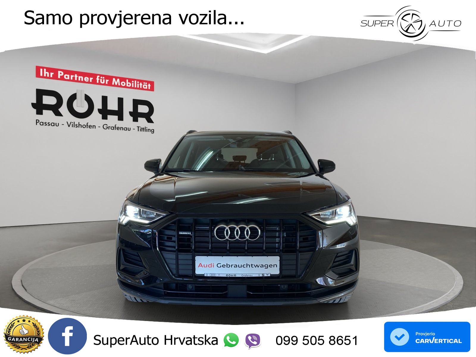 Audi Q3 40 TFSI (190 KS) quattro S tronic advanced LED+GR SJED+ACC