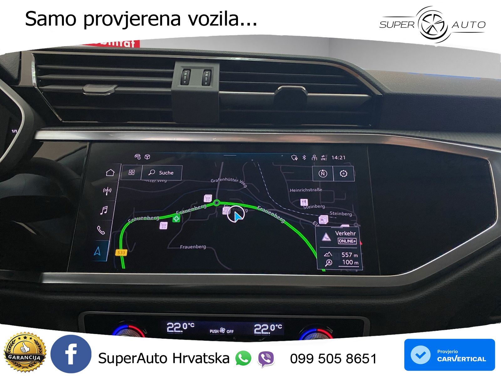 Audi Q3 40 TFSI (190 KS) quattro S tronic advanced LED+GR SJED+ACC
