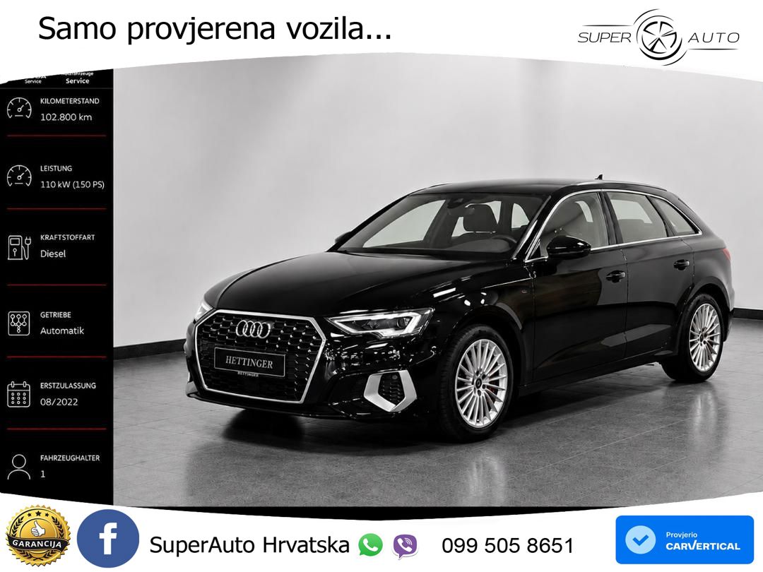 Audi A3 35 TDI (150 KS) S tronic
