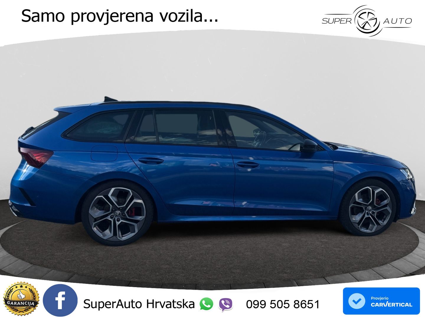 Škoda Octavia Combi RS 2.0 TDI (200 KS) 4x4 DSG LED+GR SJED+ACC