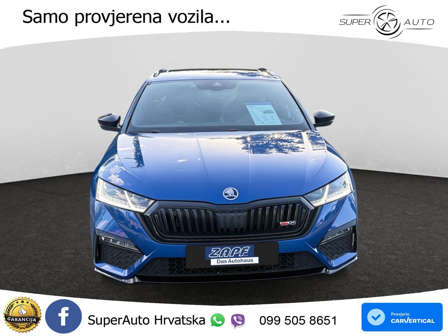 Škoda Octavia Combi RS 2.0 TDI (200 KS) 4x4 DSG LED+GR SJED+ACC