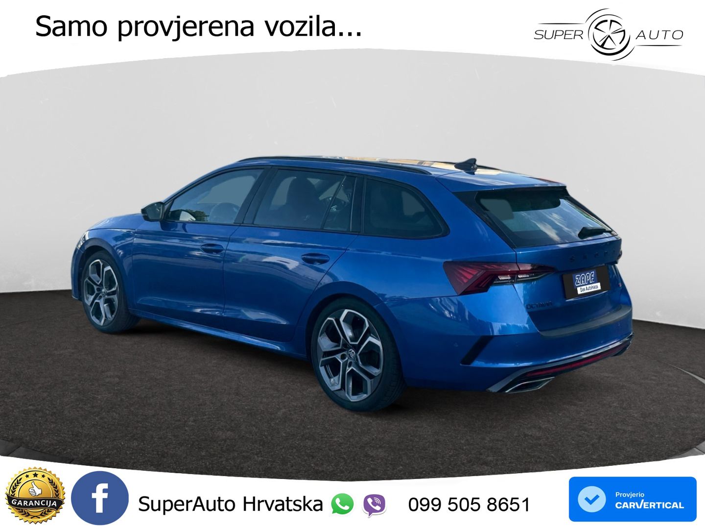 Škoda Octavia Combi RS 2.0 TDI (200 KS) 4x4 DSG LED+GR SJED+ACC