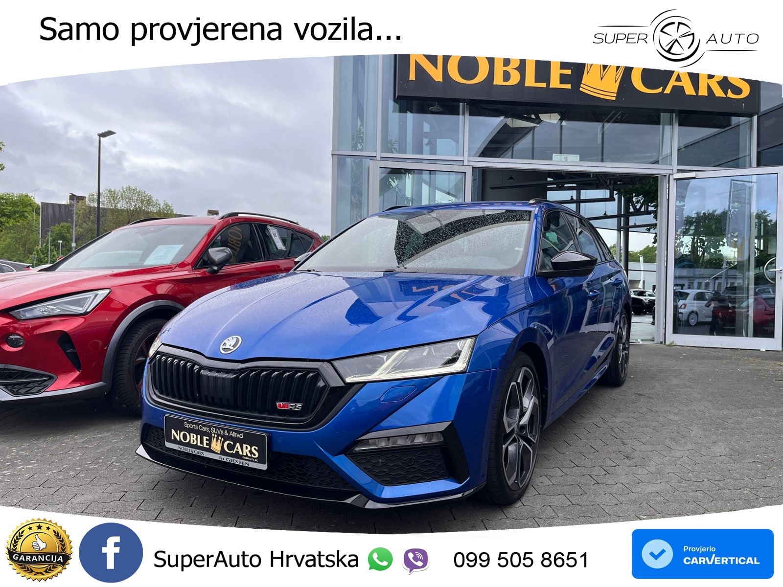 Škoda Octavia Combi RS 2.0 TSI (245 KS) DSG LED+GR SJED+ACC