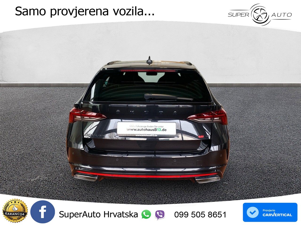 Škoda Octavia Combi RS 2.0 TSI (245 KS) DSG LED+GR SJED+ACC