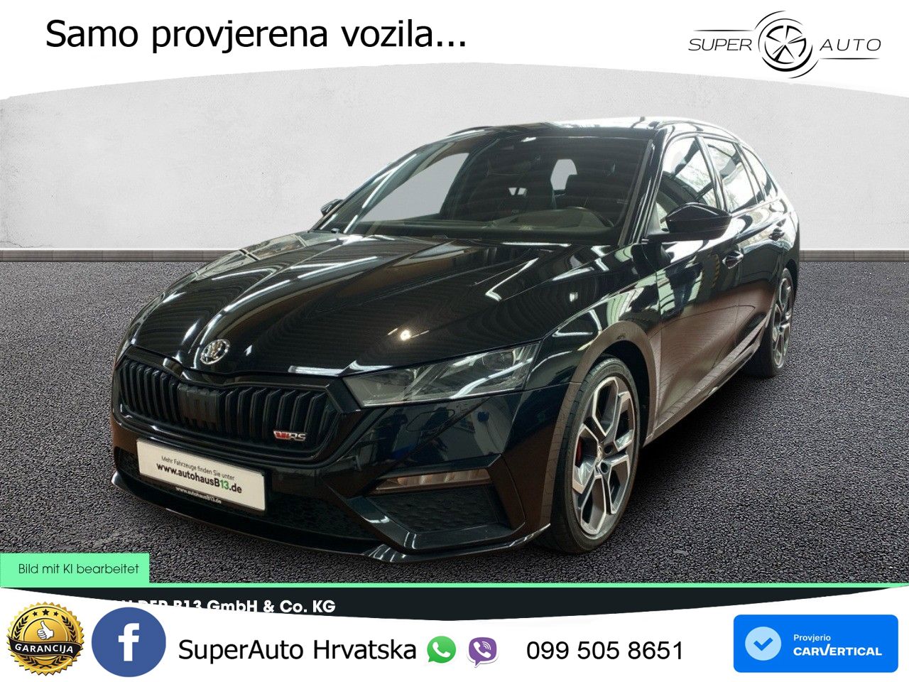 Škoda Octavia Combi RS 2.0 TSI (245 KS) DSG LED+GR SJED+ACC