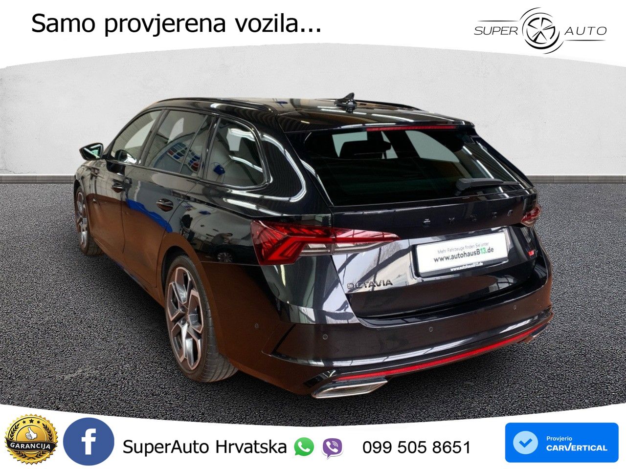 Škoda Octavia Combi RS 2.0 TSI (245 KS) DSG LED+GR SJED+ACC