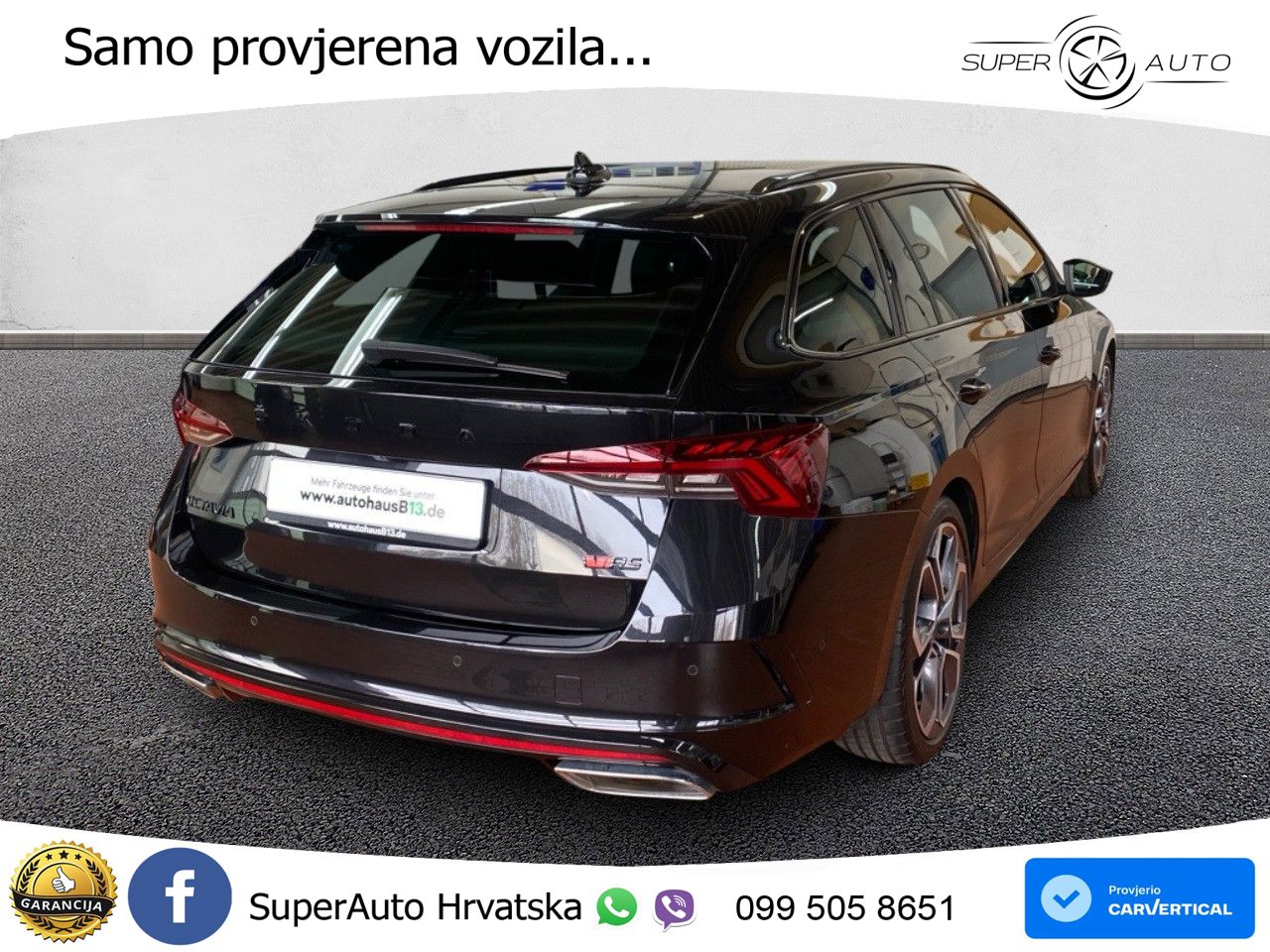Škoda Octavia Combi RS 2.0 TSI (245 KS) DSG LED+GR SJED+ACC