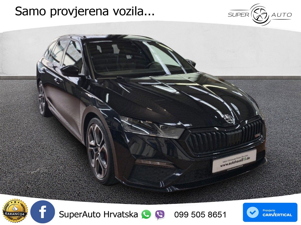 Škoda Octavia Combi RS 2.0 TSI (245 KS) DSG LED+GR SJED+ACC