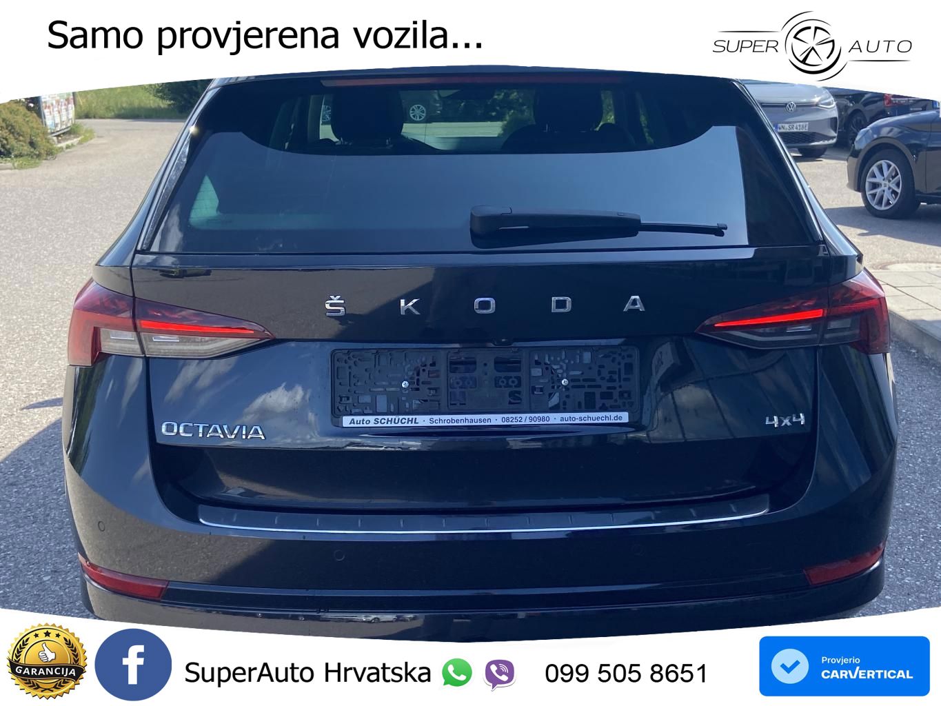 Škoda Octavia Combi 2.0 TDI (150 KS) 4x4 DSG MATRIX+GR SJED+KAM