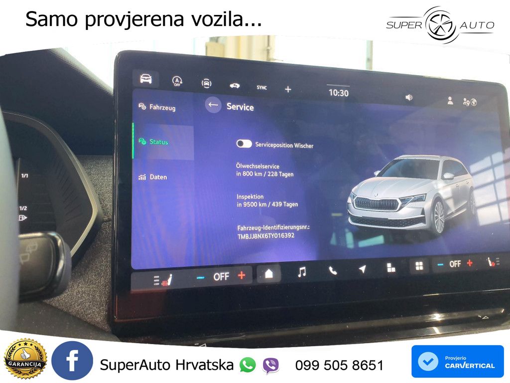 Škoda Octavia Combi 2.0 TDI (150 KS) DSG LED+GR SJED+ACC