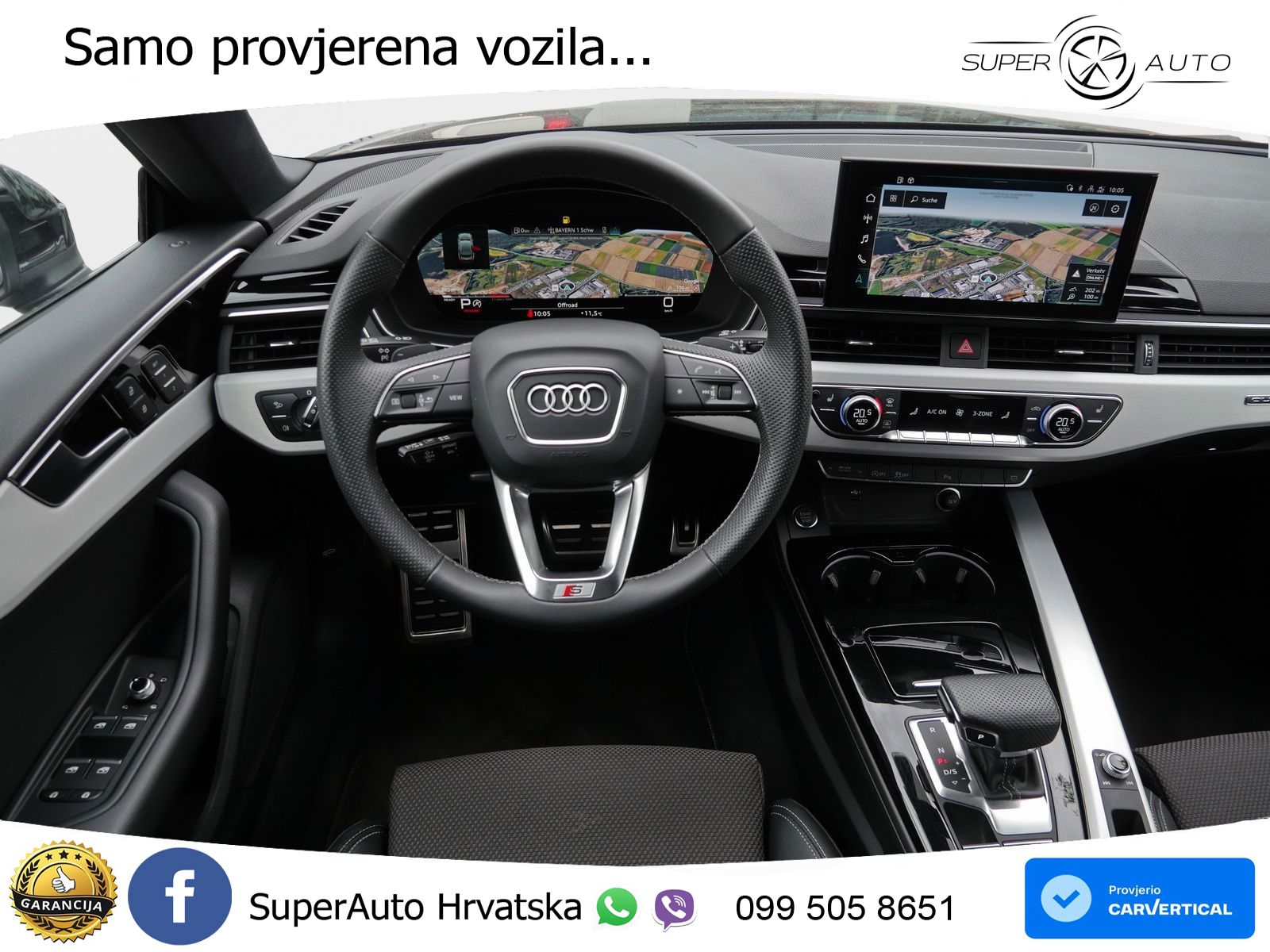 Audi A5 Sportback  40 TFSI (204 KS) quattro S tronic S line MATRIX+GR SJED+KAM