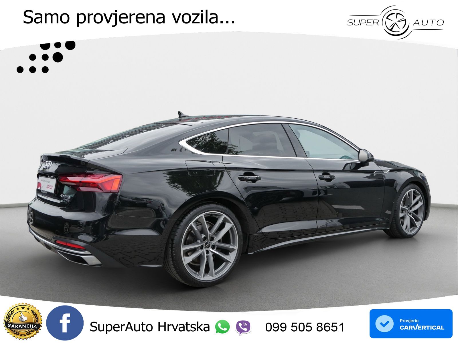 Audi A5 Sportback  40 TFSI (204 KS) quattro S tronic S line MATRIX+GR SJED+KAM
