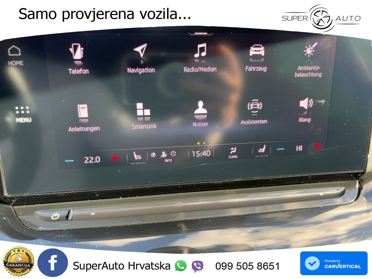 Škoda Octavia Combi 1.5 TSI EVO e-TEC (150 KS) DSG Selection MATRIX+GR SJED+KAM
