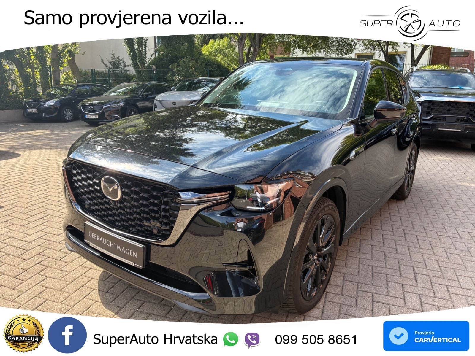 Mazda CX-60 3.3 e-Skyactiv D (254 KS) AWD Automatic LED+GR SJED+ACC