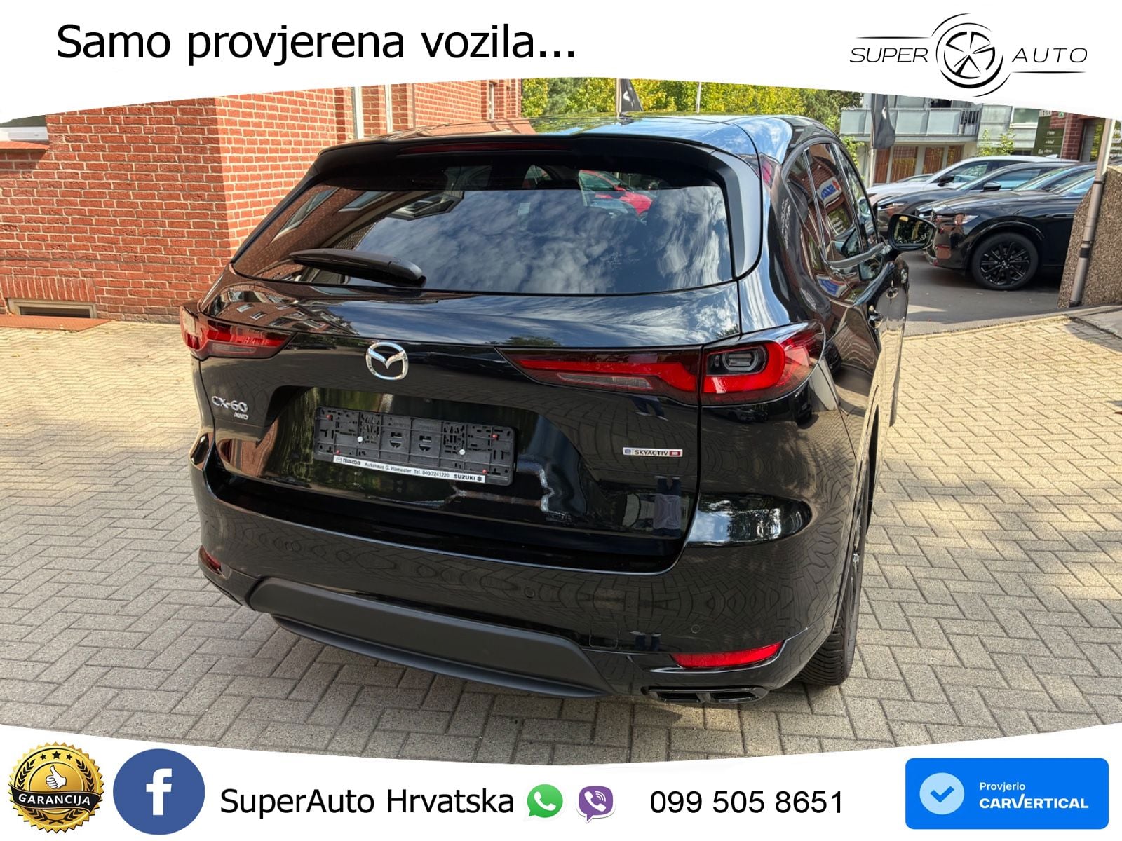 Mazda CX-60 3.3 e-Skyactiv D (254 KS) AWD Automatic LED+GR SJED+ACC