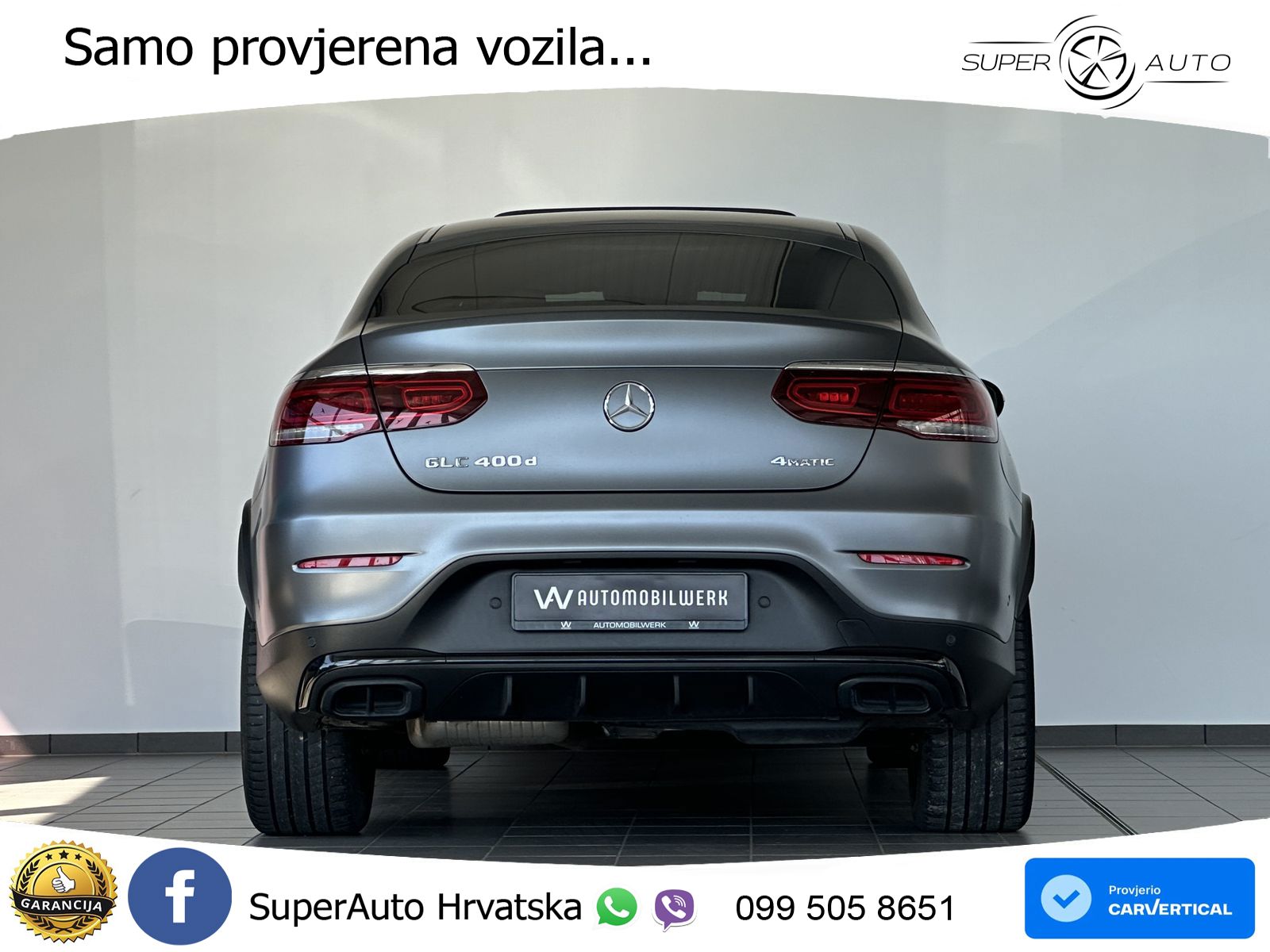 Mercedes GLC Coupe 400d (330 KS) 4MATIC 9G-TRONIC AMG LED+GR SJED+ACC