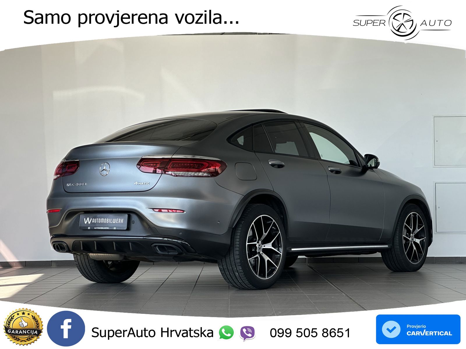 Mercedes GLC Coupe 400d (330 KS) 4MATIC 9G-TRONIC AMG LED+GR SJED+ACC
