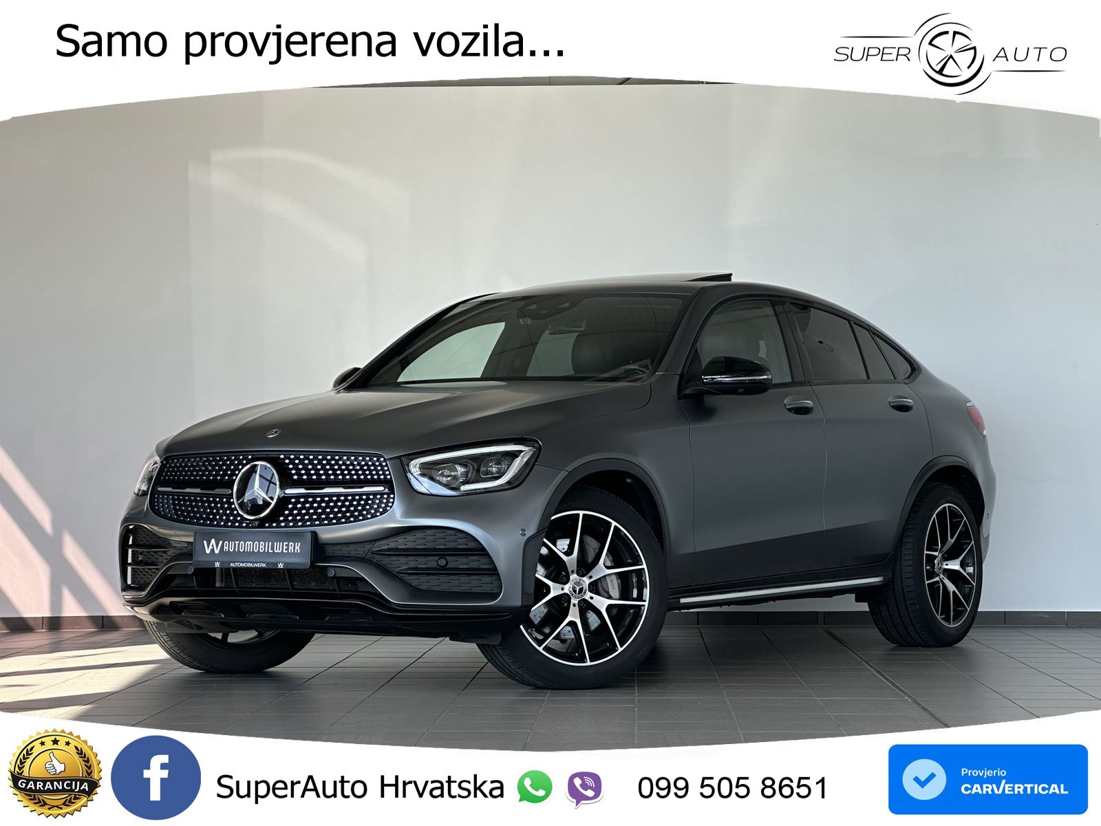 Mercedes GLC Coupe 400d (330 KS) 4MATIC 9G-TRONIC AMG LED+GR SJED+ACC