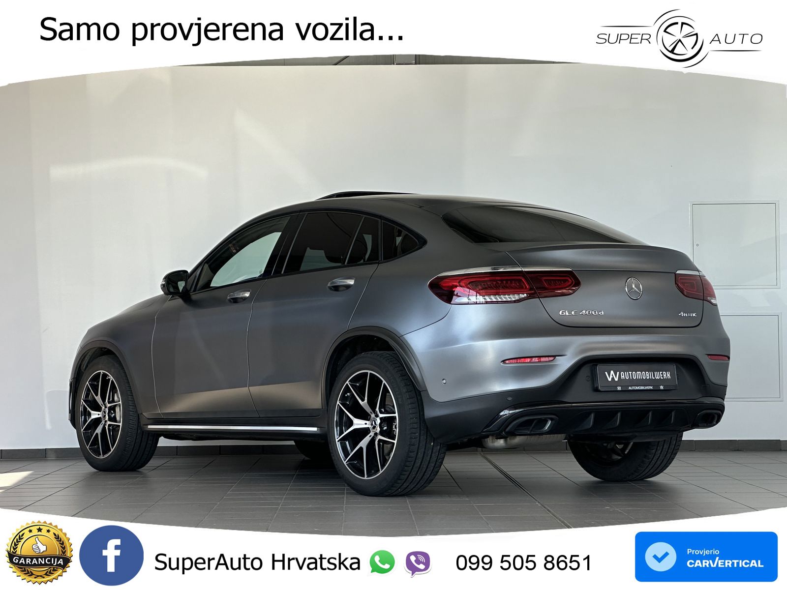Mercedes GLC Coupe 400d (330 KS) 4MATIC 9G-TRONIC AMG LED+GR SJED+ACC